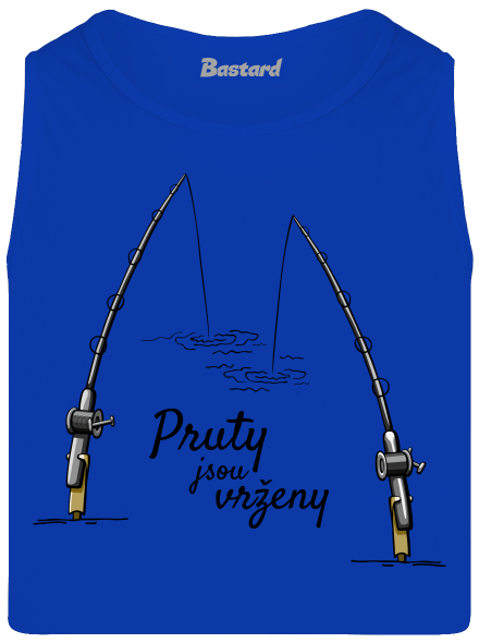 Pruty jsou vrženy pánské tílko Royal Blue