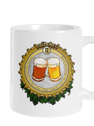 Pivní horoskop: Blíženec klasický hrnek White