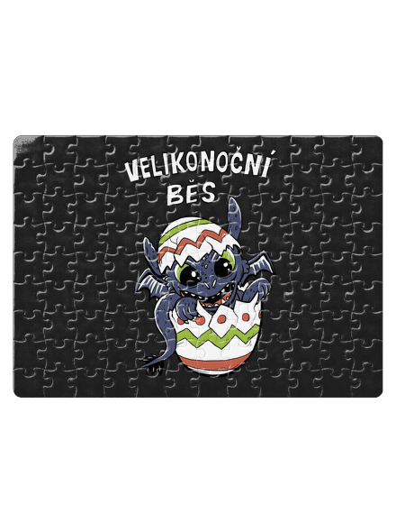 Velikonoční běs puzzle White
