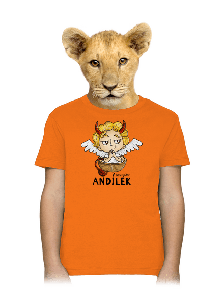 Andílek dětské tričko Orange