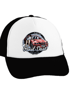 Automyčka Pavel kšiltovka truckerka Black cap