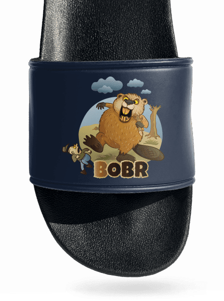 Bobr obr pantofle Navy