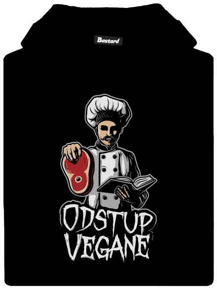 Odstup vegane dětská mikina klokanka Black