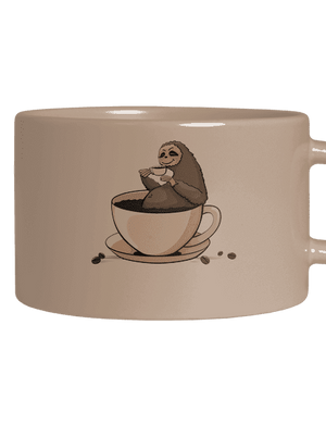 V pressu hrnek makronka Brown Macaron