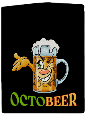 Octobeer pánská mikina na zip Black