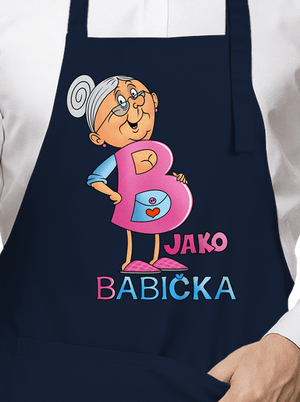 B jako babička zástěra Navy