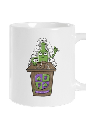 Ve víně je pravda klasický hrnek White