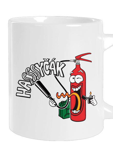 Hasyčák velký hrnek White