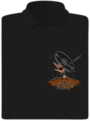 Metal detector pánská polokošile Black