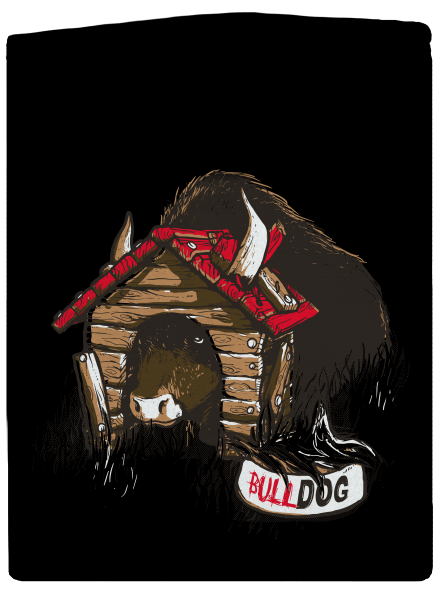 Bulldog dámská mikina na zip Black