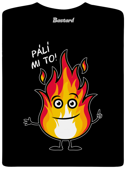 Pálí mi to pánské dlouhý rukáv Black