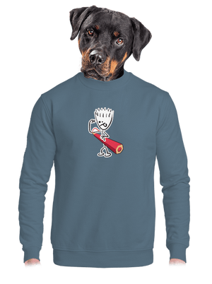 unisex mikina bez kapuce