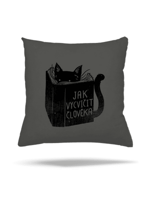 Povinná četba polštář Gray Pol