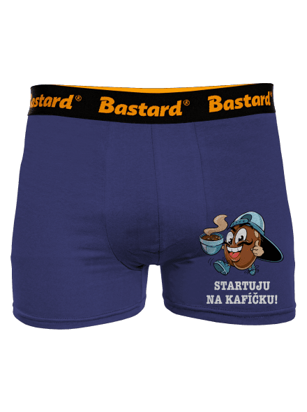 Startuju na kafíčku boxerky Blue Navy