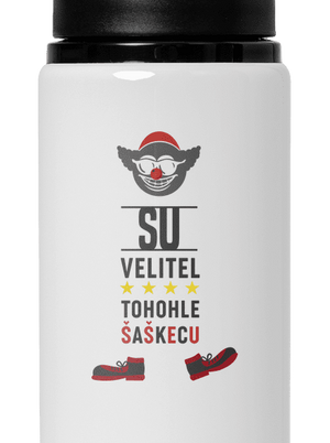 Velitel šaškecu lahev na vodu White