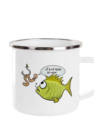 Ryba a žížala plecháček White