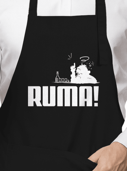 Ruma zástěra Black