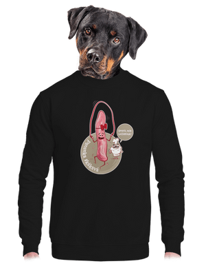 unisex mikina bez kapuce