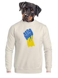 unisex mikina bez kapuce