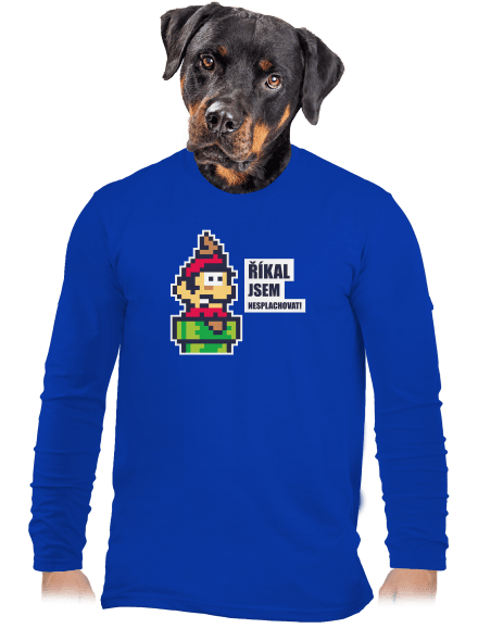 Nesplachovat pánské dlouhý rukáv Royal Blue