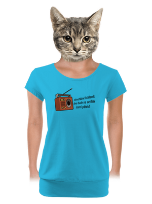 dámské tričko s lemem