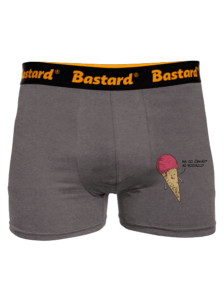 Zmrzlina boxerky Gray Melange