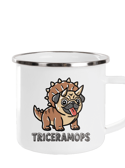 Triceramops plecháček White