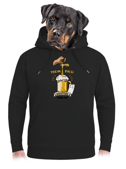 Točím další desítku unisex mikina premium Dark Black