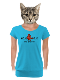 dámské tričko s lemem