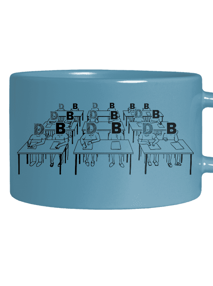 Cimrman: Debil, blbeček hrnek makronka Blue Macaron