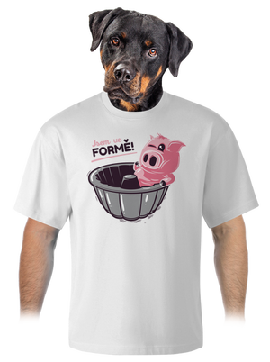 Ve formě unisex tričko oversized White