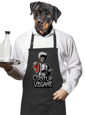 Odstup vegane zástěra Dark Grey
