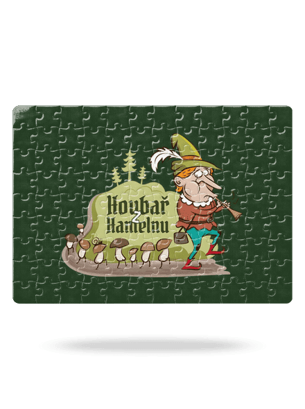 Houbař z Hamelnu puzzle White