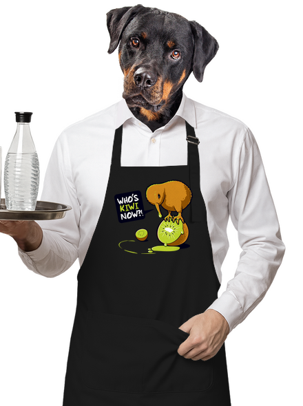 Kiwi zástěra Black