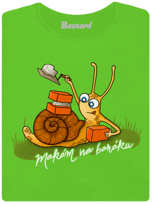 Makám na baráku dámské tričko Apple Green