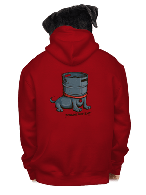 Štěně pánská mikina na zip Red