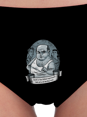 B14: Ecce Homo Homolka dámské kalhotky Black