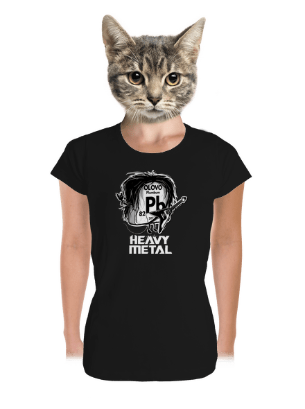Heavy Metal dámské tričko premium Black