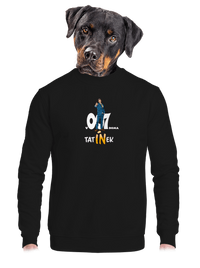 unisex mikina bez kapuce