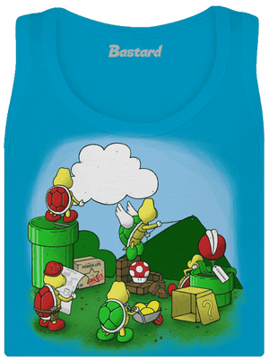 Jak se staví nový level? dámské tílko klasické Blue Atol