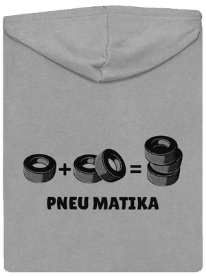 Pneu Matika pánská mikina na zip Light Melange