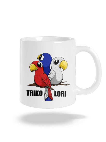 Trikolori klasický hrnek White