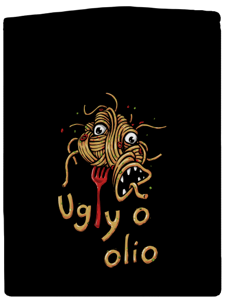 Ugly o olio dámská mikina na zip Black