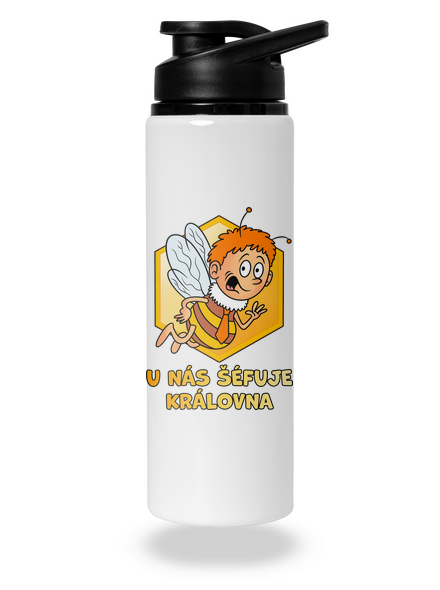 Včelí královna lahev na vodu White