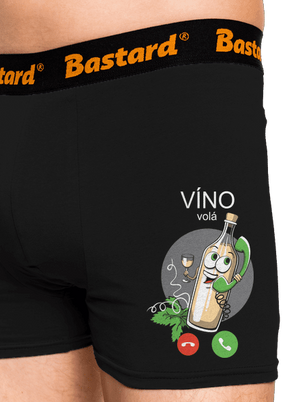 Bílé víno volá boxerky Black