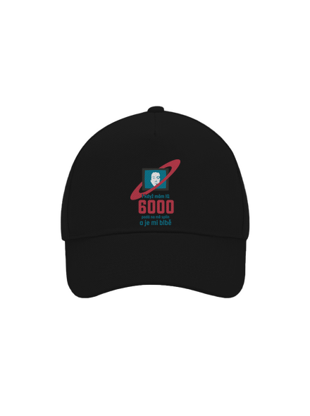 IQ 6000 kšiltovka baseballka Black