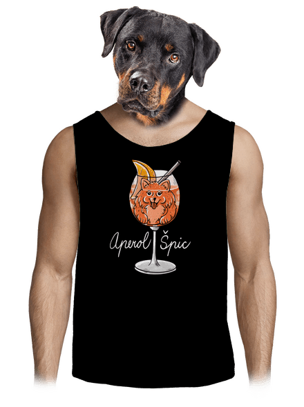 Aperol Špic pánské tílko Black