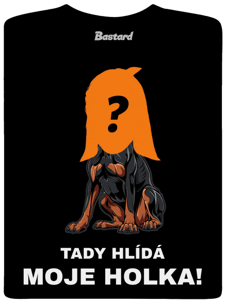 Tady hlídám já pánské dlouhý rukáv Black