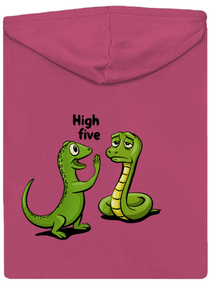 High Five dámská mikina na zip Magenta