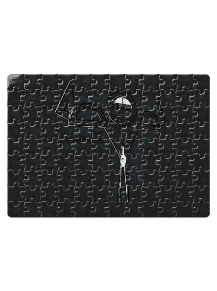 Vyrýsovanej puzzle White